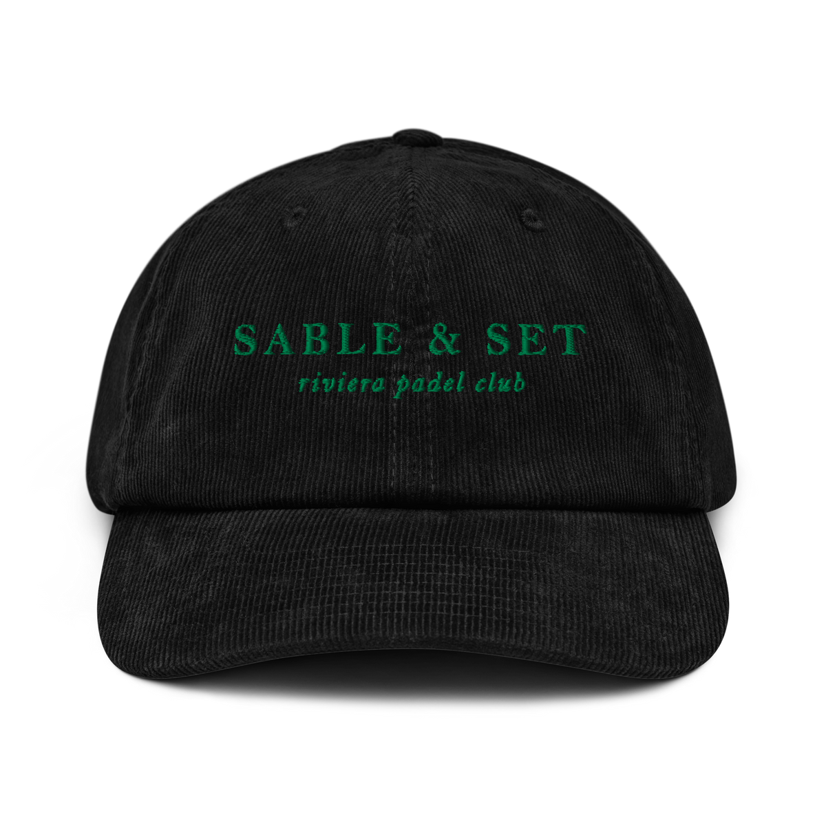 Casquette d'Automne Brodée Verte